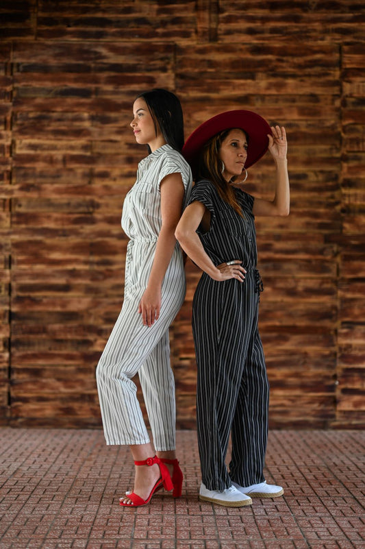 Vertical Line Jumpsuit